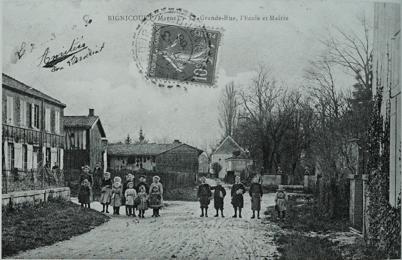 Carte postale ancienne Cp 08473 Bignicourt sur Marne