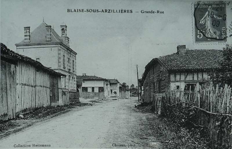 Carte postale ancienne Cp 08474 Blaize sous Arzillieres 1909