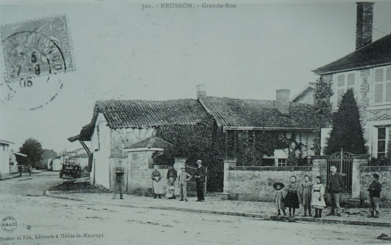 Carte postale ancienne Cp 08479 Brusson 1905