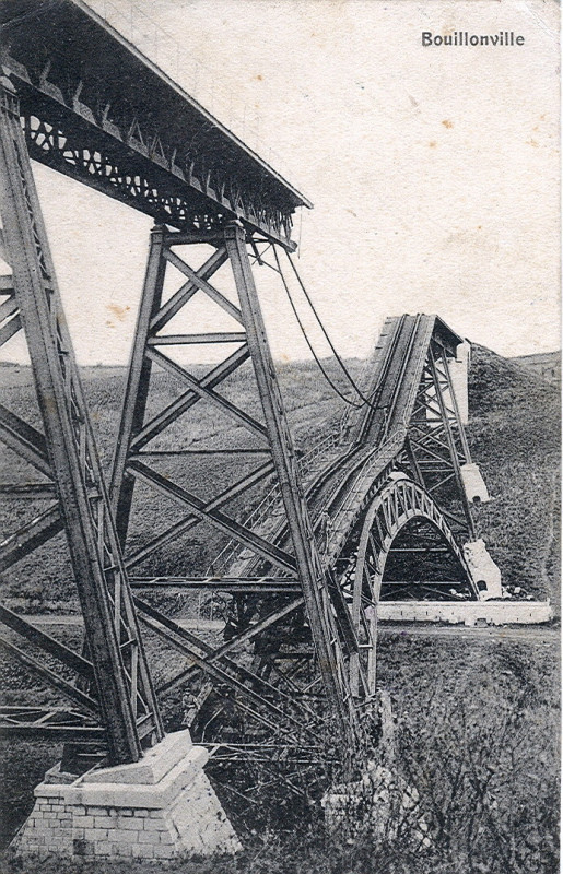 Carte postale ancienne Bouillonville - Brücke