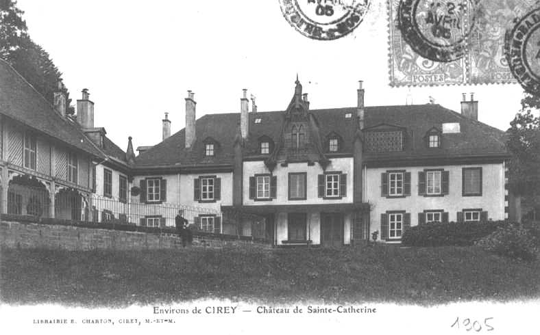 Carte postale ancienne Château de Sainte Catherine