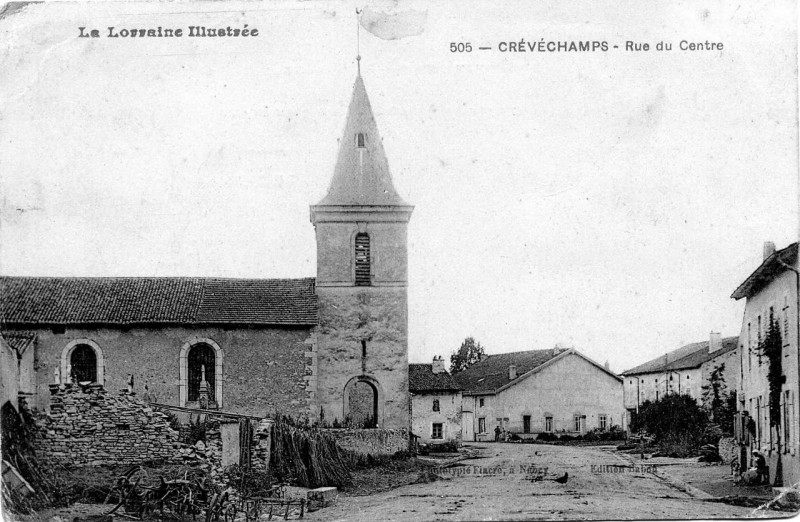 Carte postale ancienne Crévéchamps