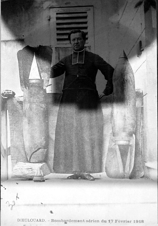 Carte postale ancienne Dieulouard février 1918 74974