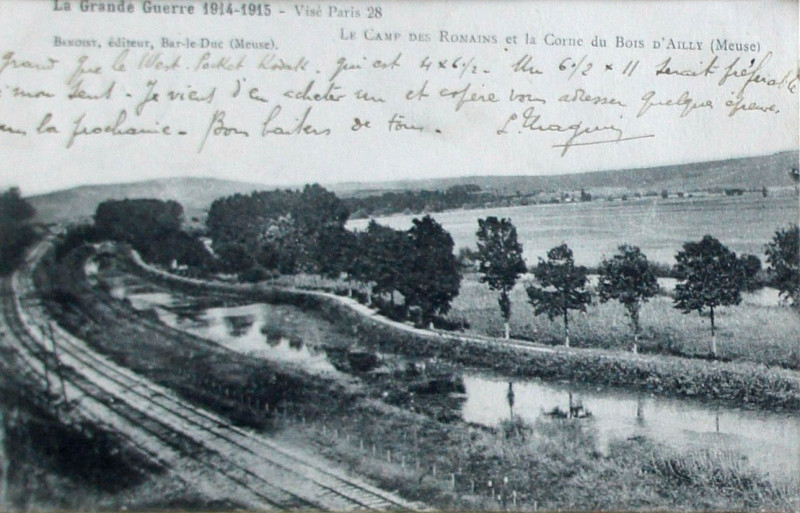 Carte postale ancienne Ailly le camp des romains