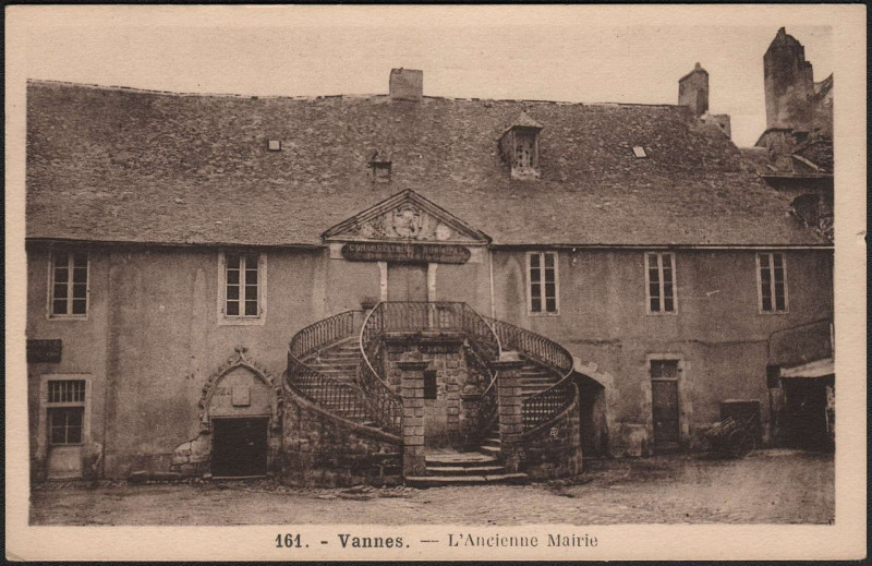 Carte postale ancienne 161 - Vannes. - LÁncienne Maire