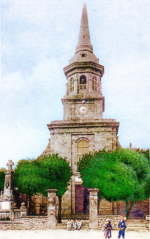Carte postale ancienne Ancienne église de Caudan