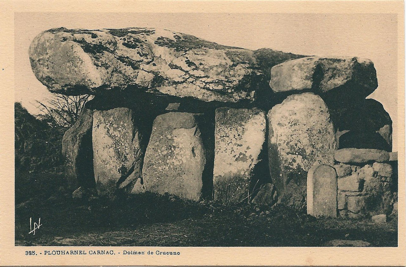 Carte postale ancienne Carnac-Fr-56-carte postale de mégalithe-07