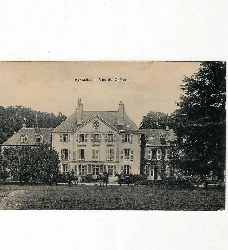 Carte postale ancienne Chateau de Kerbastic Carte postale 1910-1920-1