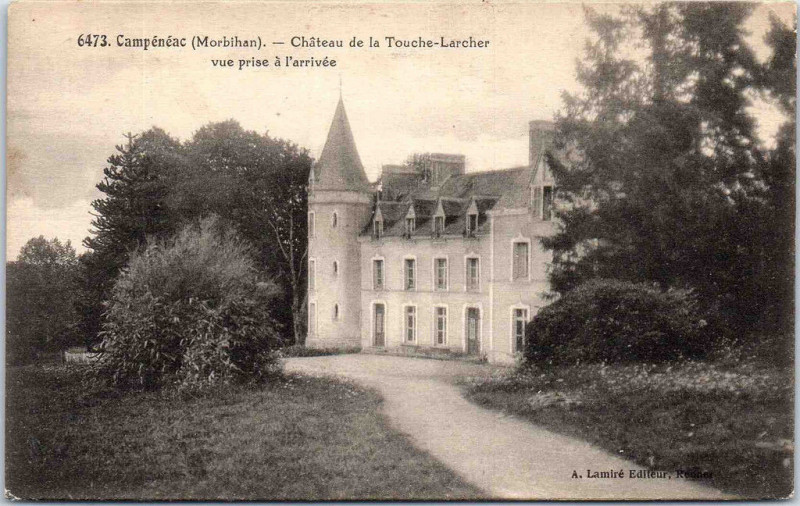 Carte postale ancienne Chateau de la Touche Larcher