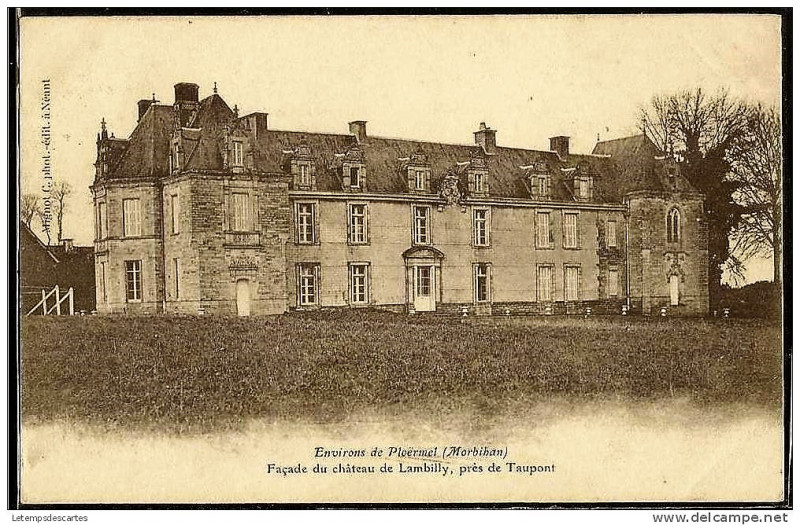 Carte postale ancienne Chateau de Lambilly Carte postale 1910-1920