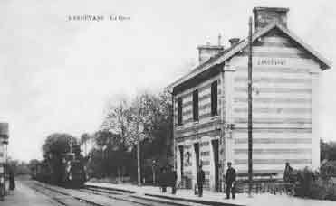 Carte postale ancienne Gare-Landevant-ancienne