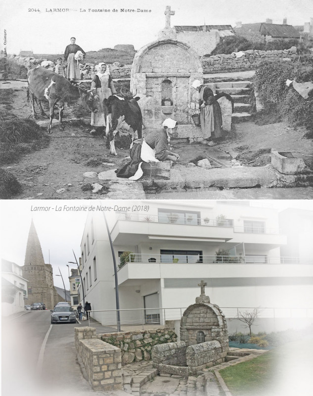 Carte postale ancienne LarmorFontaineNotreDame19002018