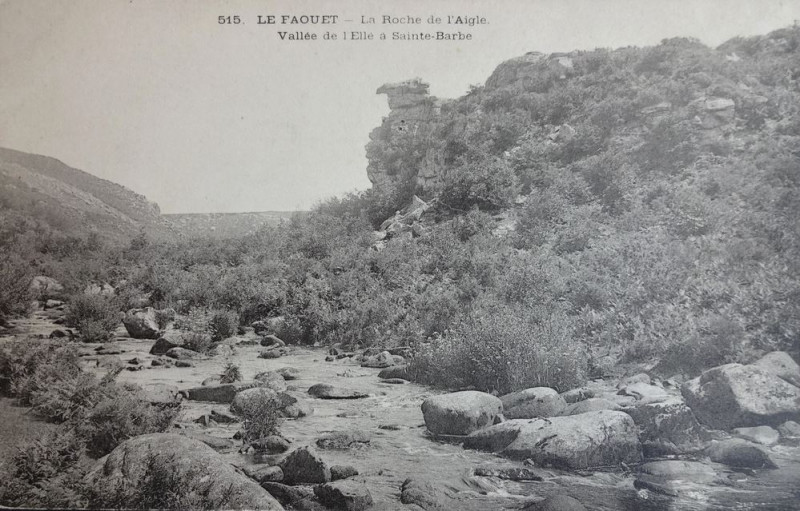 Carte postale ancienne Le faouët vallée Ste Barbe