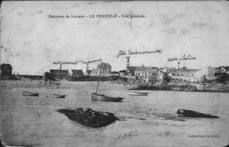 Carte postale ancienne Le Pérello en 1916