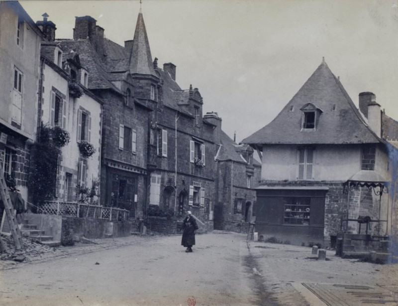 Carte postale ancienne Rochefort-en-Terre au début du XXe siècle