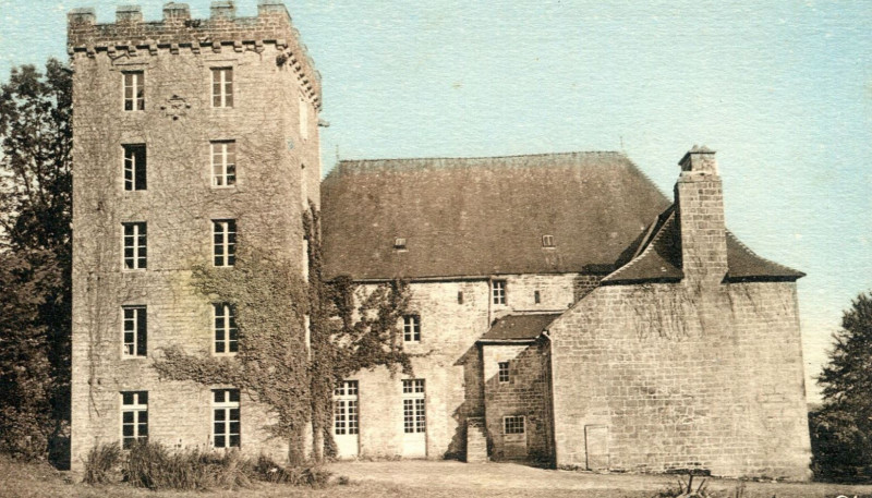 Carte postale ancienne St tugdual chateau kerminisy