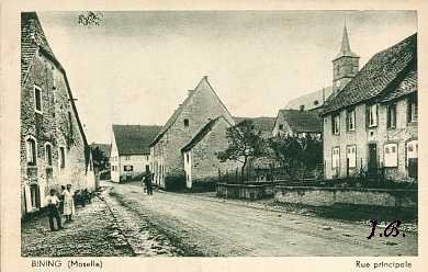 Carte postale ancienne Bining