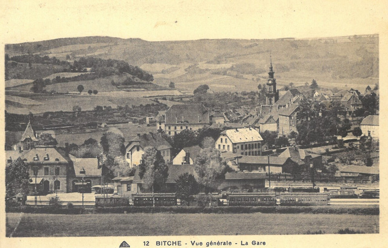 Carte postale ancienne Bitche - Vue
