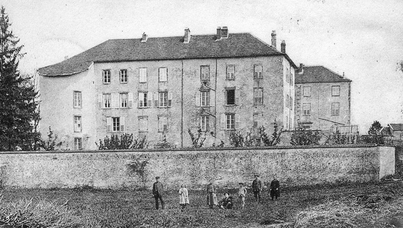 Carte postale ancienne Château d'Albestroff 1902