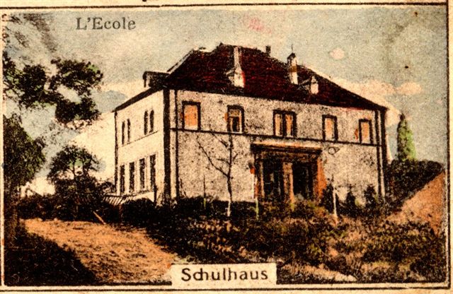 Carte postale ancienne Liederschiedt ecole 1931