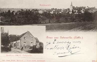 Carte postale ancienne Loutzviller