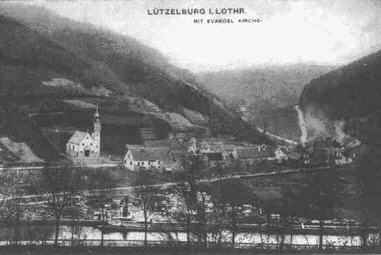 Carte postale ancienne Lutzelbourg