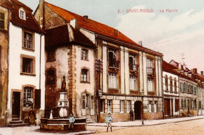 Carte postale ancienne Mairie1917