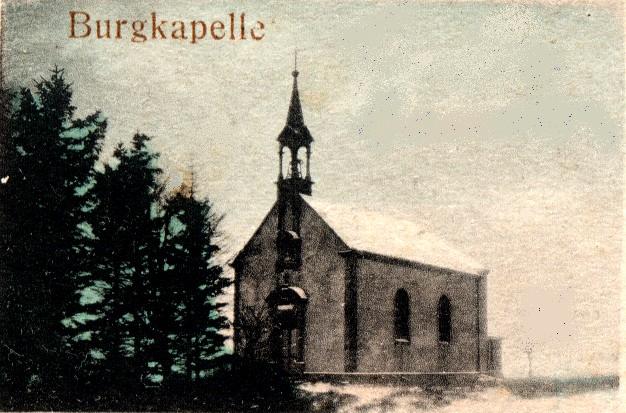 Carte postale ancienne Ormersviller 1918 chapelle