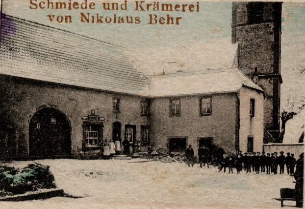 Carte postale ancienne Ormersviller behr nicolas 1918