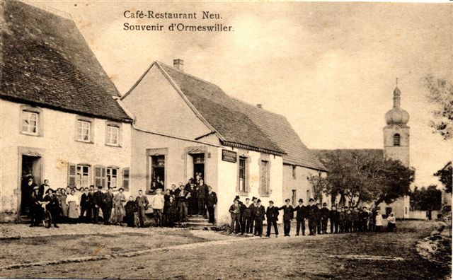 Carte postale ancienne Ormersviller rest neu