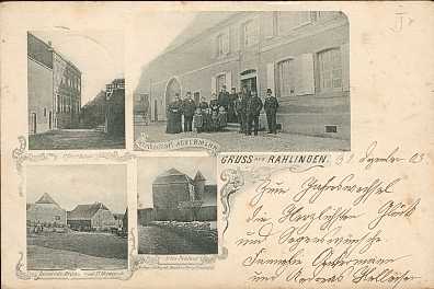Carte postale ancienne Rahling