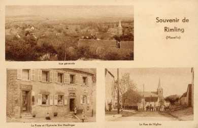 Carte postale ancienne Rimling2