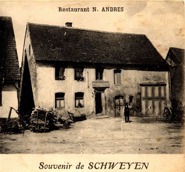 Carte postale ancienne Schweyen1932rest-andres