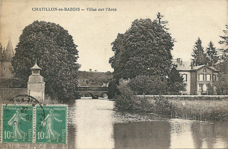 Carte postale ancienne Chatillon.en.Bazois-Cp-01