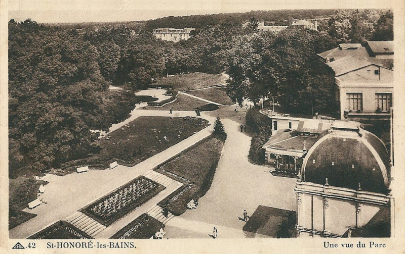Carte postale ancienne StHonoré.Bains-Cp-02