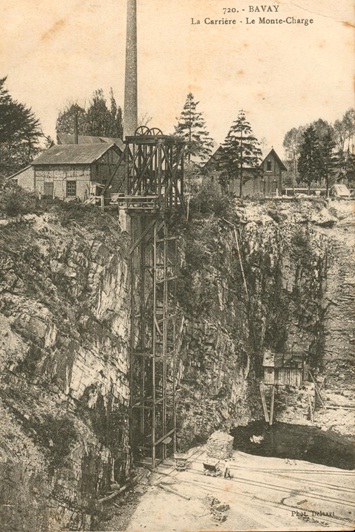 Carte postale ancienne Carrièredesnerviens.extraction