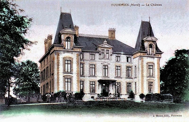 Carte postale ancienne Le Château à Fourmies