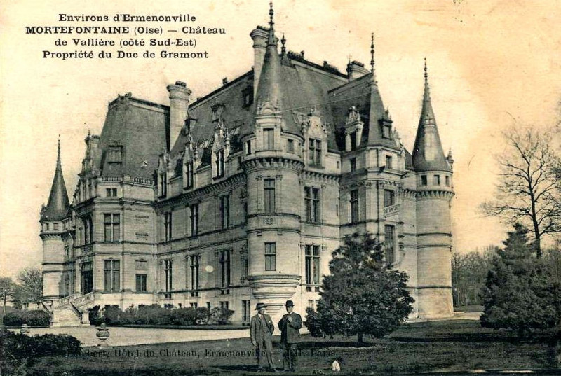 Carte postale ancienne Château de Vallière 5