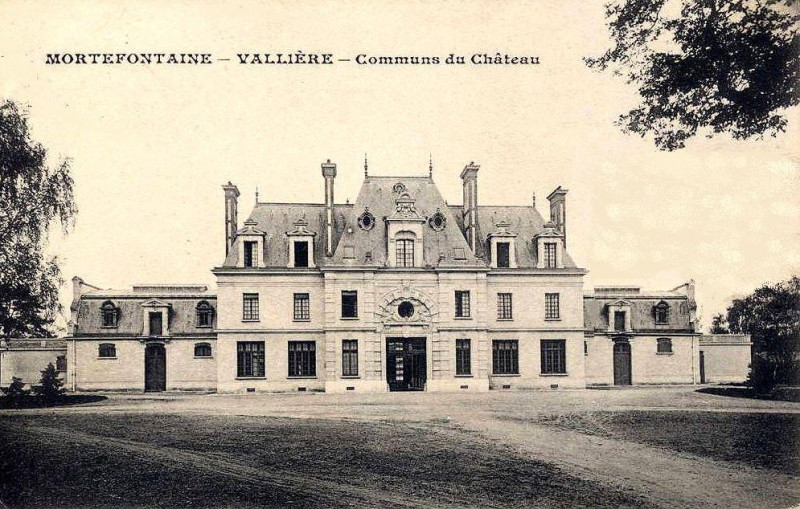 Carte postale ancienne Communs du château de Vallière