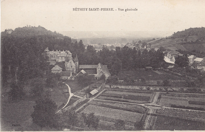 Carte postale ancienne Decelle - Bethisy-Saint-Pierre - Vue générale