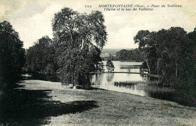 Carte postale ancienne L'ilette et l'étang de Vallière