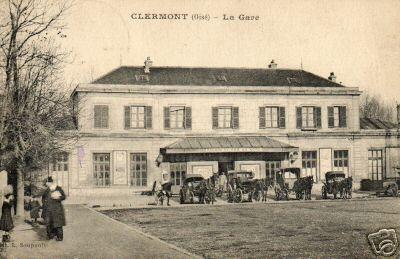 Carte postale ancienne La gare 19e siècle
