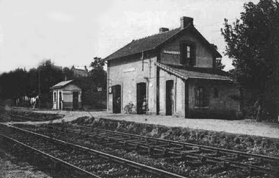 Carte postale ancienne GareCaligny1904