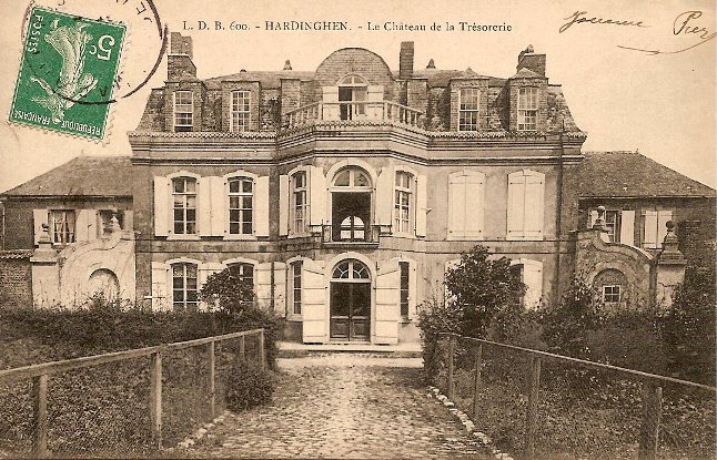 Carte postale ancienne Château de la Trésorerie (Hardinghen) 2