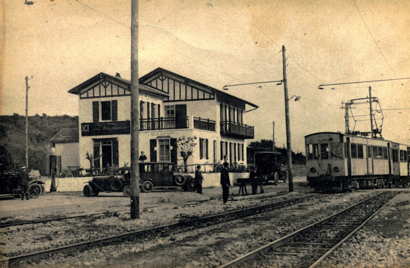 Carte postale ancienne Chemin de fer de la Rhune vers 1930