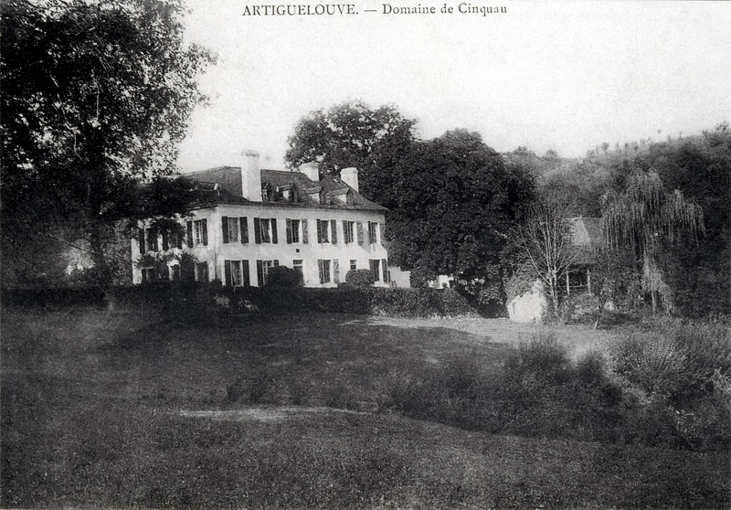 Carte postale ancienne Cinquau vers 1899