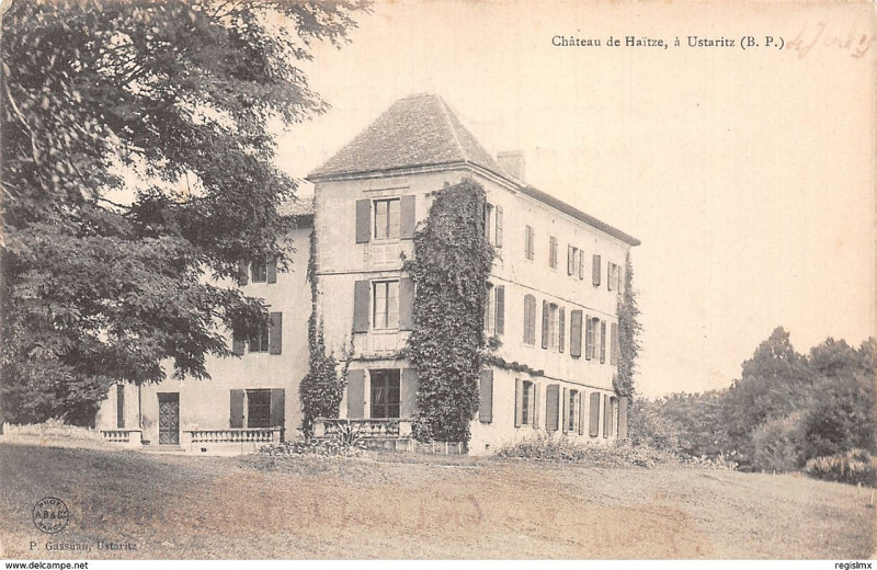 Carte postale ancienne Domaine de Haitze
