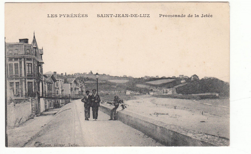 Carte postale ancienne Jetée de Sjl