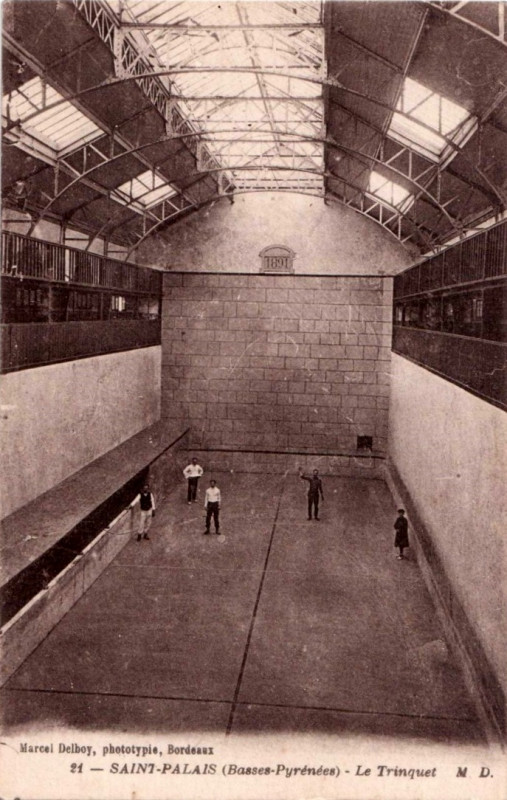 Carte postale ancienne Saint-Palais (64) - Le Trinquet