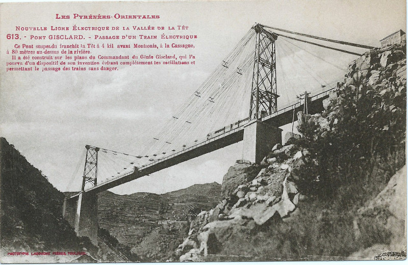 Carte postale ancienne Carte postal Pont Gisclard